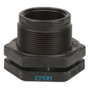 Banjo TF300 Polypropylene Bulkhead Fitting with EPDM or FKM Gasket 1/2 in. to 4 in. Sizes