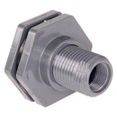 Hayward CPVC Bulkhead BFA Large Flange Long Shaft 1/2 to 1 in.