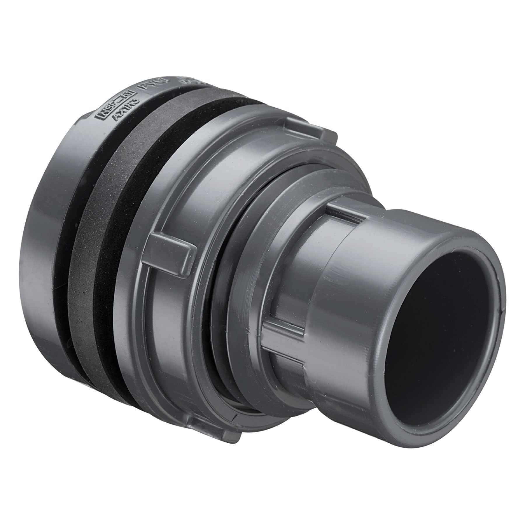 PVC Bulkhead, 1/4 in. to 8 in. Sizes